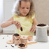 Set 11 Hiceeden of Wooden Sensory Bin Tools for Kids, Sensory Scoops and Tongs Toys with Bag, Waldorf Montessori Toys