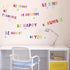 Mudder Colorful Inspirational Wall Decal Motivational Phrases Sticker Inspirational Lettering Quote Sticker Be Thankful