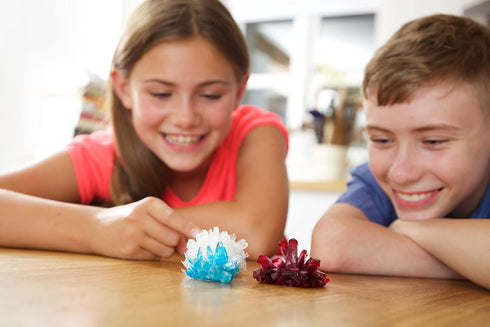 4M Crystal Growing Science Kit - 3 Colored Crystals, Easy DIY STEM Toys Lab Experiment Specimens, Great Educational