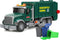Big Garbage Truck Toys for Boys, Inertial Powered Push Car with Lights and Sounds, Trash Truck Model with 3 Garbage Cans
