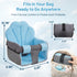 Charlie & Mollie Portable Shopping Cart Cover for Baby with Easy Install, Breathable & Supportive High Chair Cover