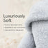 Sweet Dreams 30x40 Tummy Soft Baby Blanket - Breathable Blanket for Boys & Girls, Swaddle, Time (Blue)