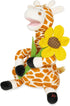 Cuddle Barn Gerry Giraffe Animated Stuffed Animal Plush, 12 inches, Neck Grows and Mouth Moves