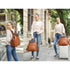 Backpack, 14 Leather Diaper Bag Pockets, Fashion Diaper Bag Leather with Changing Pad, Stroller Straps, Travel