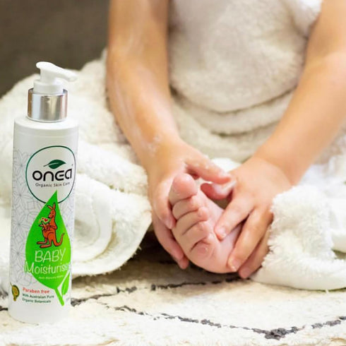 6.8 oz ONEA Baby Moisturizer - Natural Baby Lotion with Australian Manuka Honey, Vitamin E - Body Lotion to Relieve