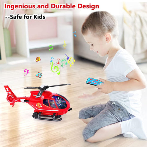 3 4 5 6 7 8 ele ELEOPTION Airplane Toy Infrared Remote Control Plane Toys Helicopter with Lights and Music Aeroplane