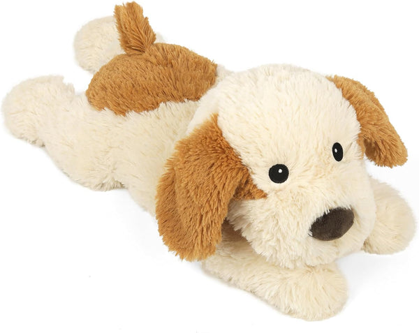 Puppy Stuffed Animals, Microwavable Stuffed Animal Adorable Fluffy Dog Plush for Warmth,