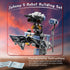 370 Pieces Johnny 5 Robot Building Set, Short Open Circuit Johnny Five Model Toys