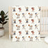 Wicbfdfv 60x80inch Cute Sport Bears Golf Baseball Basketball Baby Boy Girl Blankets Sports Lover Gift White Flannel