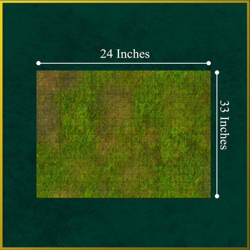 Game Knights Game Knight Encounters Map Mat, Double-Sided Gloss Laminated Dry Erase Battle Map for Roleplaying