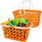 TOYANDONA 2pcs Shopping Basket Toys, Kids Grocery Basket with Handle for Kids