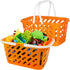 TOYANDONA 2pcs Shopping Basket Toys, Kids Grocery Basket with Handle for Kids
