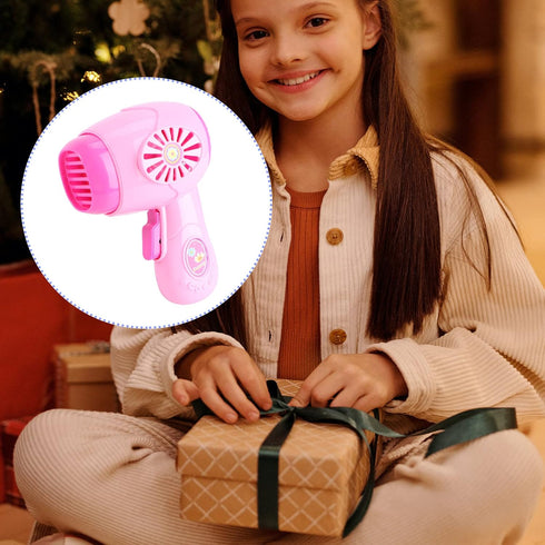 3-7, Playset Toyvian Small Doll Hair Dryer: Pretend Play Play Toy for Girls Hair Dryer Montessori Kitchen Educational