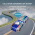 2-in-1 3-12 2 Collision Transforming Dinosaur Car Toy, Magnetic Cars Convert to Dinosaur Robot, Crash-Activated