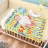 60x50inch D-Story Personalized Baby Blankets with Names, Custom Baby Girls Blanket Initial Swaddle Blanket