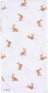 Gerber Unisex Baby 100% Cotton Flannel Receiving Blankets, 30x30 Inches (Pack of 4), Retro Floral