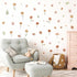 Small Flower Wall Stickers Boho Floral Wall Decals Watercolor Wildflower Decals Cute Flowers Stickers Removable Retro