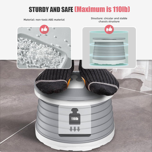 Portable Potty for Toddler Travel Foldable Potty Seat for Toddler Training Toilet for Kids Boys Girls Car On The Go