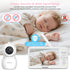 Baby Ganibs 6" 1000ft 2-Way 8 150 Big Screen Baby Monitor with Camera and Audio, Long Range No WiFi, Talk, Lullabies