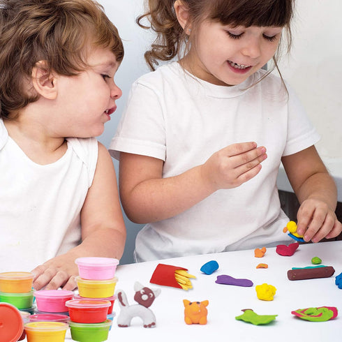 Cutedeer Air Dry Clay Kit, 36 Colors Modeling Clay for Kids, Ultra Light Magic Clay with Sculpting Tools and Tutorials, DIY Molding Clay, Arts Crafts Gift for Boys Girls by Cutedeer