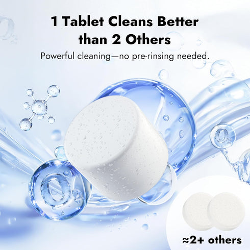 120Pcs Papablic & Seetest Upgraded Detergent Soap Tablets, One-Tablet Deep Cleaning, UltiPept Enzyme Formula
