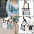 Pack 4 4oz-9oz Mam Breastmilk Cooler Bag with Ice for Bottles - See-through Breast Pump Bag for Baby Bottles