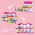 CSNRHG Summer Set 1018 6+ Pink Pool Villa Building Block Friends Construction Educational Toy Pieces Gifts for Girls