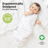 1-Pack 100% 0.5TOG 6-18 Organic Baby Sleep Sacks, Cotton - Soft & Breathable Baby Wearable Blanket, Toddler Sleeping