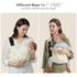 Strap(7-30lbs), MISSWISDOM Baby Sling Carrier, Toddler Carrier Sling with Double Safety Buckle and Adjustable Shoulder