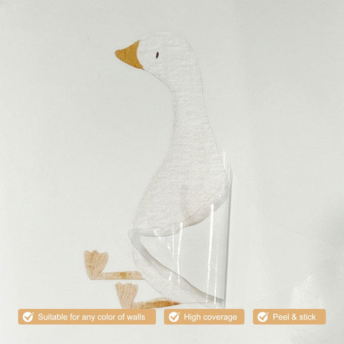 4 QUCHENG Boho Watercolor Nursery Wall Stickers Kid Room Wall Decals Removable DIY Decor PVC Sheets