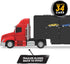 2 3+ Driven by Battat Large Toy Carrier Truck for Kids with Pull Back Cars Toy Transport Truck & Pretend Play Vehicle
