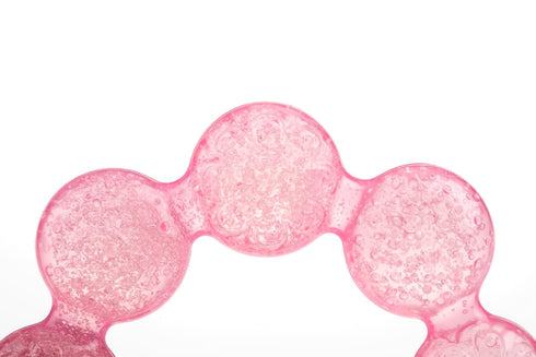 1 Count Nuby IcyBite Soother Ring Teether, Colors May Vary