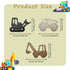 Ajqiomh Construction Trio Nursery Wall Decor Wooden Construction Vehicles Decor Kids Room Wall Decor Kids Room Decor