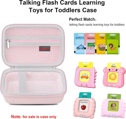 Kids Toddler Talking Flash Cards Learning Toys, Carrying Case for Kuovei/QuTZ/Startcan/Aullsaty/KOKODI, Montessori
