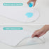 TILLYOU 6 Pack Waterproof Changing Pad Liners, 100% Cotton Reusable Cloth Diaper Liners, White