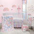 Rainbow Hearts Pink and Purple Changing Pad Cover for Infants