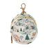 YETTASBIN Christmas Village Portable Pacifier Holder Case with Metal Hook Buckle & Zipper