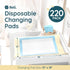 (220 Pack) 13" 18" Reli. Disposable Changing Pads for Baby | Disposable Diaper Changing Pads, x | Super Absorbent