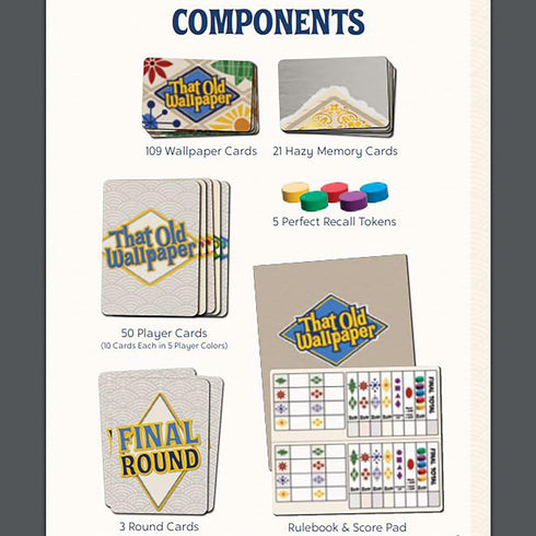 AEG That Old Wallpaper Card Game - Shapes, Colors & Patterns for Ages 10+, 2-5 Players