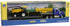 NewRay attacments New-Ray Kenworth Lowboy Trailer with New Holland Self Propelled Forage Harvester with Detachable Hay