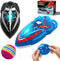 fromeasy 2-Pack Mini RC Boats with Floating Ball 2.4GHz Remote Control Boats