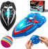 fromeasy 2-Pack Mini RC Boats with Floating Ball 2.4GHz Remote Control Boats