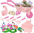 Qtioucp 16Pcs Kids Gardening Tools Outdoor Toys Set Backyard Play with 93