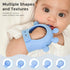 Momcozy 0-6 6-12 Baby Teether Toys | Food Grade Silicone Teething Relief Months | Toy Months | Baby Essential | Yellow