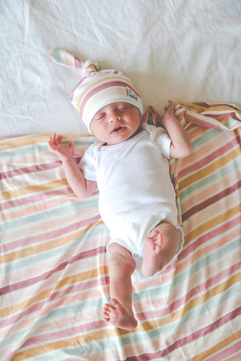 Belle Large Premium Knit Baby Swaddle Blanket by Copper Pearl