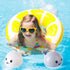 2024 Upgraded Baby Bath Toys, Rechargeable Light Up Whale Sprinkler Spray Fountain for Kids 1-3, Bathtub Toys for