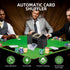 Automatic Card Shuffler, Battery Operated Electric Shuffling Machine for 1/2/4/6 Decks, Poker, UNO, Blackjack, Home