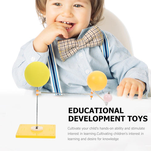 ULTECHNOVO 3sets Science Demo Earth-Moon-Sun Model, Solar Toys for Teaching Earth Development to Kids