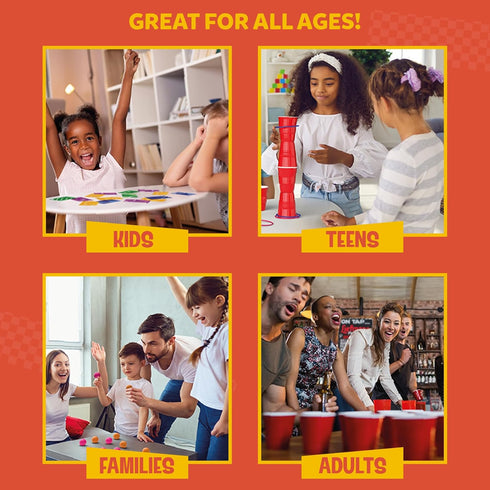 200+ One Minute Party Games - Pieces, Fast-Paced & Hilarious Group Games for Kids, Teens & Adults, Fun for Game Nights