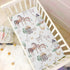 CHUROUSY 28x52 Inch Farm Animals Baby Crib Sheets Cute Horse Cow Lamb Chicken Pig Hen Duck Mattress Cover Farmhouse